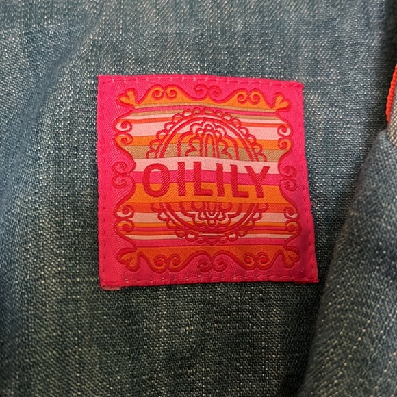 Oilily Embroidered Denim Blazer - Picture 2 of 4